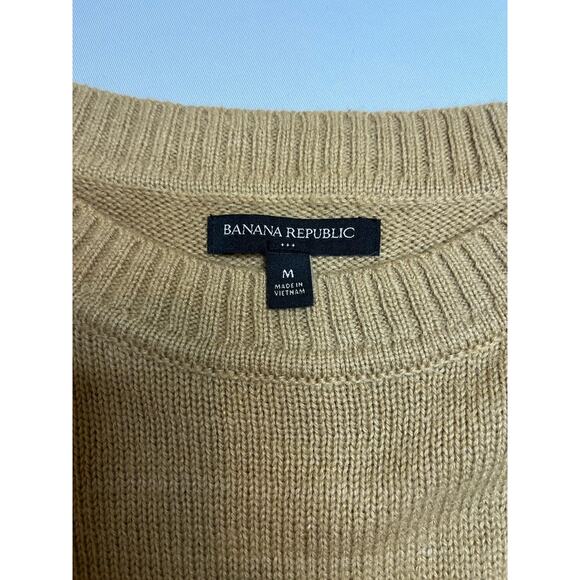 Banana Republic Women's Sweater Beige/Brown Long Sleeve Size M - Picture 8 of 8